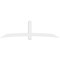 Ekena Millwork Bellingham Architectural Grade PVC Gable Bracket, 108"W x 31 1/2"H x 2"D x 6"F, 7/12 Pitch GBP108X32X0206BEL00 - alternate 5